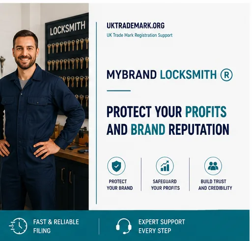 MYBRAND Locksmith — protect your profits and brand reputation Locksmith protecting the MYBRAND LOCKSMITH trade mark, profits and brand reputation