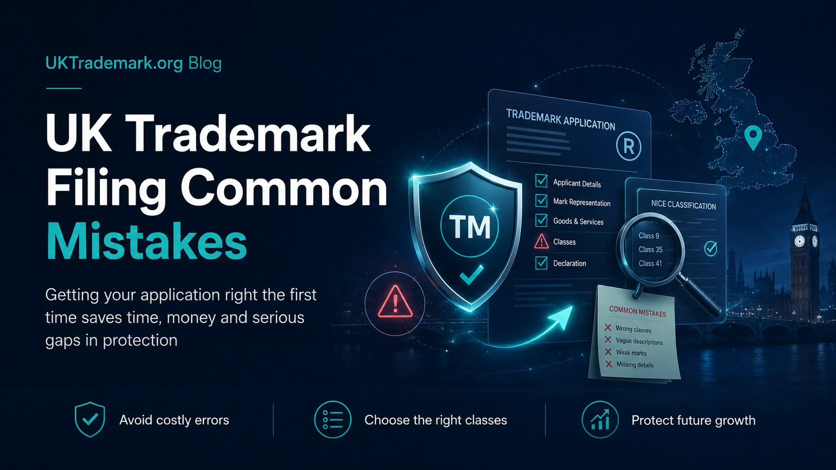 UK trademark filing common mistakes and how to avoid them